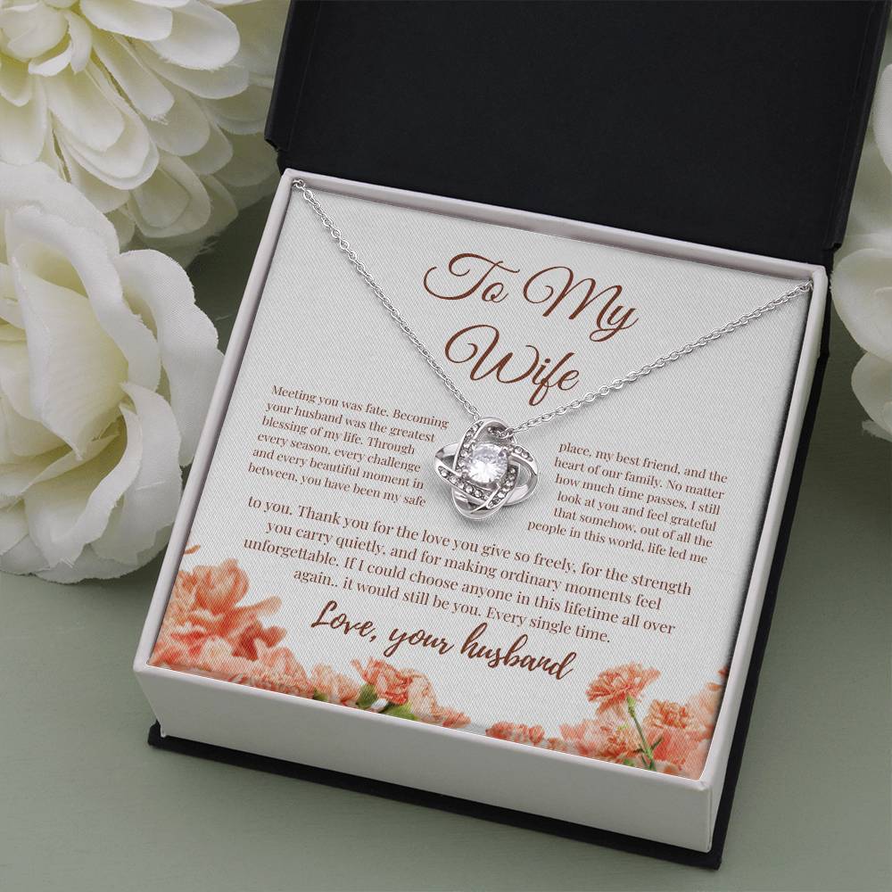 Love Knot Necklace - Vue 2