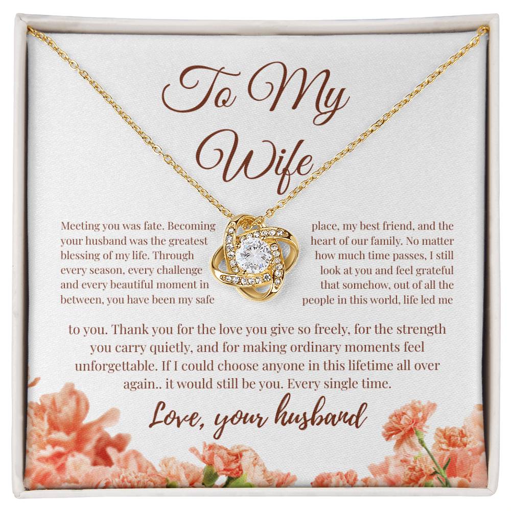 Love Knot Necklace - Vue 1