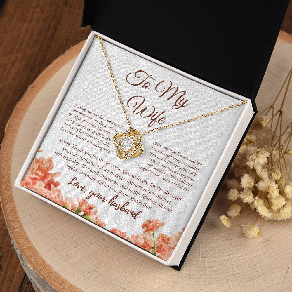 Love Knot Necklace - Vue 2